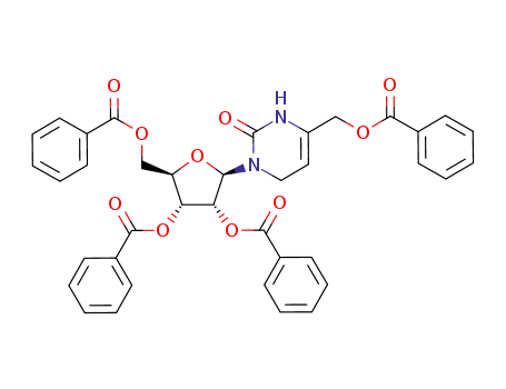 3,6-dihydro-4-<(benzoyloxy)methyl>-1-(2,3,5-tri-O-benzoyl-β-D-ribofuranosyl)-2(1H)-pyrimidinone