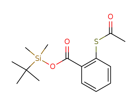 Benzoic acid, 2-(acetylthio)-, (1,1-dimethylethyl)dimethylsilyl ester