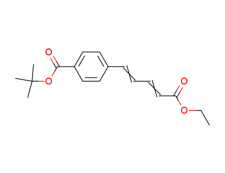 4-((1E,3E)-4-Ethoxycarbonyl-buta-1,3-dienyl)-benzoic acid tert-butyl ester
