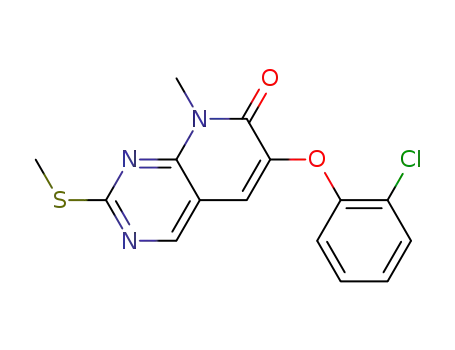 6-(2-chlorophenoxy)-8-methyl-2-(methylthio)-pyrido[2,3-d]pyrimidin-7(8H)-one