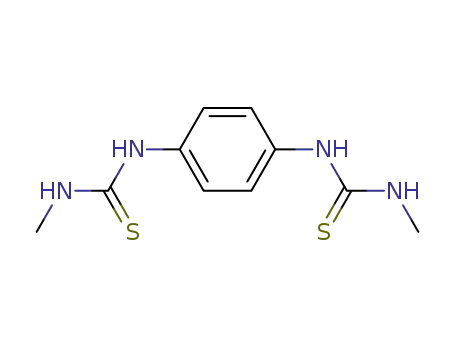 Molecular Structure of 16349-55-6 (1-methyl-3-[4-(3-methyl-thioureido)-phenyl]-thiourea)