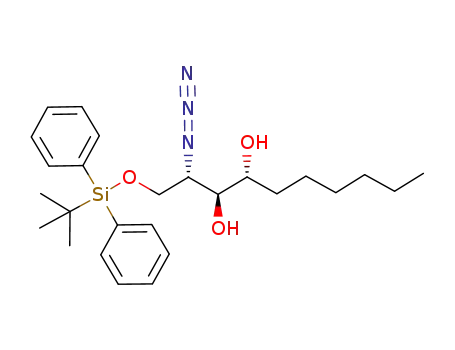 (2S,3S,4R)-2-Azido-1-(tert-butyl-diphenyl-silanyloxy)-decane-3,4-diol