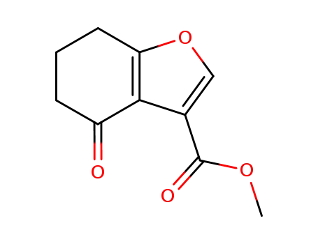 Molecular Structure of 82584-78-9 (METHYL 4-OXO-4,5,6,7-TETRAHYDRO-1-BENZOFURAN-3-CARBOXYLATE)