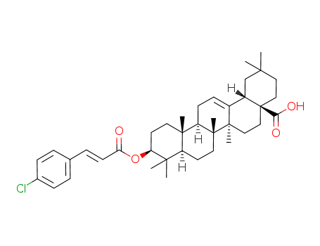 (3beta)-3-[[(2E)-3-(4-Chlorophenyl)-1-oxo-2-propenyl]oxy]-olean-12-en-28-oic acid