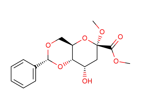 methyl (methyl 5,7-O-benzylidene-3-deoxy-D-ribo-heptulopyranosid)onate