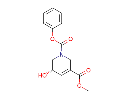 5-hydroxy-5,6-dihydro-2<i>H</i>-pyridine-1,3-dicarboxylic acid 3-methyl ester 1-phenyl ester