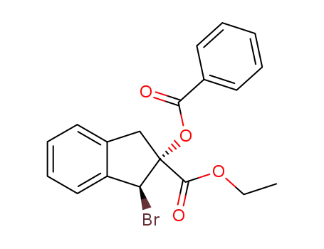 (1S,2R)-ethyl 1-bromo-2-benzoyloxyindan-2-carboxylate