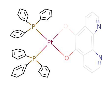 (PPh3)2Pt(O',O-1,10-phenanthroline-5,6-dione) hemi dichloromethane adduct