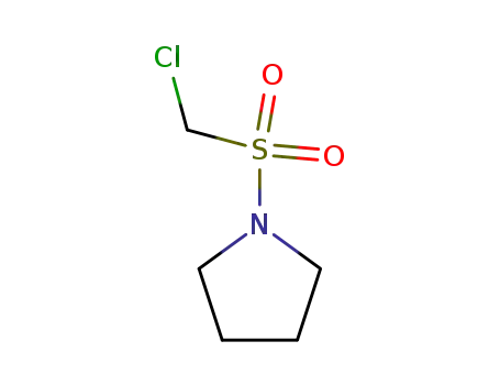 Molecular Structure of 98069-37-5 (1-[(chloromethyl)sulfonyl]pyrrolidine(SALTDATA: FREE))