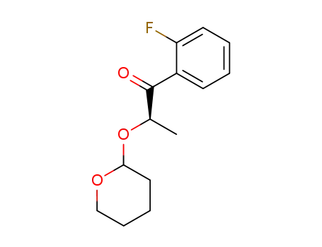 (2R)-2'-fluoro-(3,4,5,6-tetrahydro-2H-pyran-2-yloxy)propiophenone