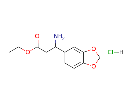 ETHYL 3-AMINO-3-(1,3-BENZODIOXOL-5-YL)PROPANOATE HYDROCHLORIDE