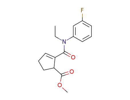 2-[ethyl(3-fluorophenyl)carbamoyl]cyclopent-2-enecarboxylic acid methyl ester