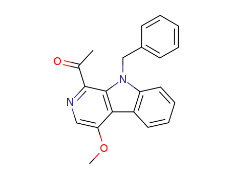 Ethanone, 1-[4-methoxy-9-(phenylmethyl)-9H-pyrido[3,4-b]indol-1-yl]-