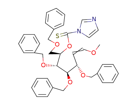 Imidazole-1-carbothioic acid O-((Z)-(1R,2R,3R,4S)-2,3,4-tris-benzyloxy-1-benzyloxymethyl-6-methoxy-hex-5-enyl) ester
