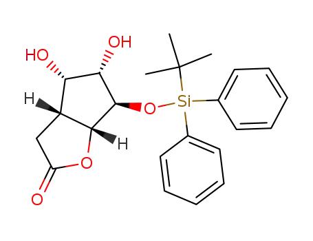 (1R,5R,6S,7S,8R)-8-(tert-Butyldiphenylsilyloxy)-6,7-dihydroxy-2-oxabicyclo[3.3.0]octan-3-one