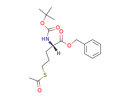 (S)-5-(acetylthio)-2-[N-(tert-butoxycarbonyl)amino]pentanoic acid benzyl ester