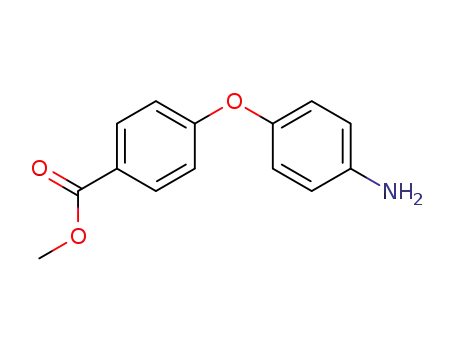 Molecular Structure of 24477-92-7 (METHYL 4-(4-AMINOPHENOXY)BENZOATE)