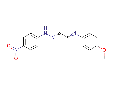 Acetaldehyde, [(4-methoxyphenyl)imino]-, (4-nitrophenyl)hydrazone