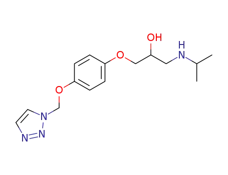 1-isopropylamino-3-[4-[(1H-1,2,3-triazol-1-yl)methoxy]phenoxy]-2-propanol