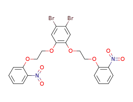 1,2-bis-(2'-nitrophenoxyethoxy)-4,5-dibromobenzene