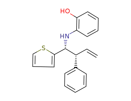 2-((1R,2R)-2-phenyl-1-(thiophen-2-yl)-but-3-enylamino)phenol
