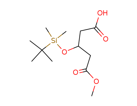 Pentanedioic acid,3-[[(1,1-dimethylethyl)dimethylsilyl]oxy]-, 1-methyl ester