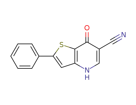 Thieno[3,2-b]pyridine-6-carbonitrile, 4,7-dihydro-7-oxo-2-phenyl-