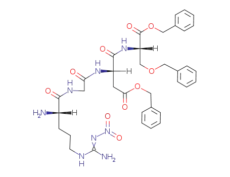 Arg(N<sup>g</sup>NO<sub>2</sub>)-Gly-Asp(OBn)-Ser(Bn)-OBn