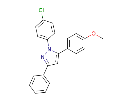 1-(4-chlorophenyl)-5-(4-methoxyphenyl)-3-phenyl-1H-pyrazole
