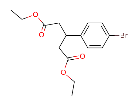 3-(4-bromo-phenyl)-pentanedioic acid diethyl ester