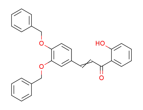 (E)-3-(3,4-Bis-benzyloxy-phenyl)-1-(2-hydroxy-phenyl)-propenone