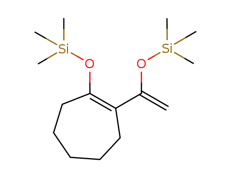 Molecular Structure of 331854-18-3 (1-trimethylsilyloxy-2-[1-(trimethylsilyloxy)ethylidenyl]-1-cycloheptene)