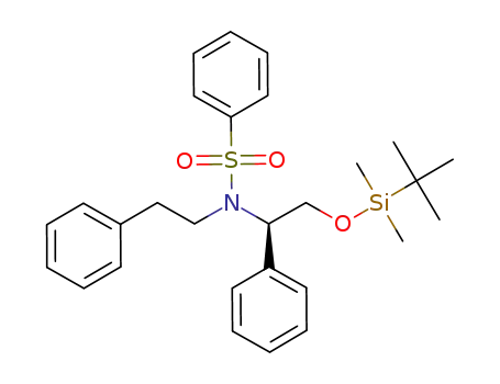 N-[(1R)-2-{[tert-butyl(dimethyl)silyl]oxy}-1-phenylethyl]-N-(2-phenylethyl)benzenesulfonamide