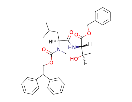 L-Threonine, N-[(9H-fluoren-9-ylmethoxy)carbonyl]-N-methyl-L-leucyl-,
phenylmethyl ester