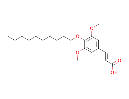 4-n-decyloxy-3,5-dimethoxycinnamic acid