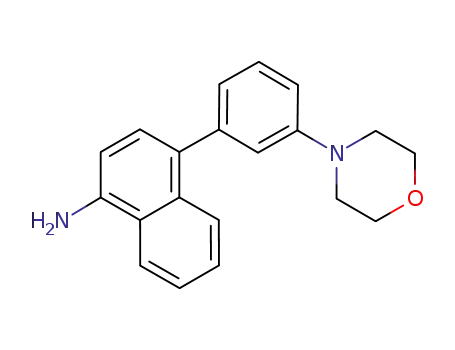 1-Naphthalenamine, 4-[3-(4-morpholinyl)phenyl]-