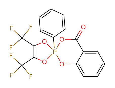 4',5'-bis(trifluoromethyl)-4-oxo-2-phenyl-2λ<sup>5</sup>-spiro[benzo[e][1,3,2]dioxaphosphinine-2,2'-[1,3,2]dioxaphosphole]