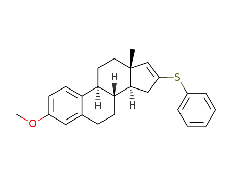 3-Methoxy-13-methyl-16-(phenylthio)-7,8,9,11,12,13,14,15-octahydro-6H-cyclopenta<a>phenanthrene