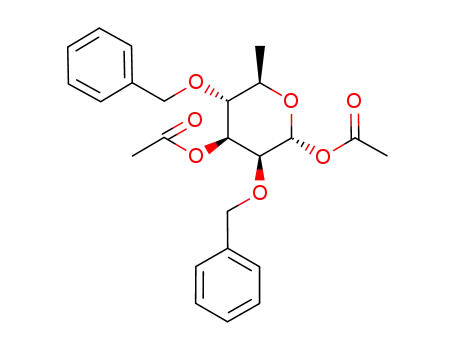 1,3-di-O-acetyl-2,4-di-O-benzyl-α-D-rhamnopyranose