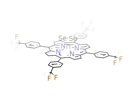 (tetrakis(p-trifluoromethyl)porphinato)Ti(η2-Se2)