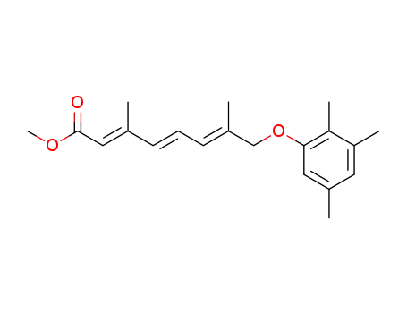 2,4,6-Octatrienoic acid, 3,7-dimethyl-8-(2,3,5-trimethylphenoxy)-, methyl
ester, (2E,4E,6E)-