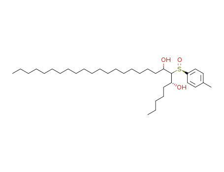 (R)-7-((R)-Toluene-4-sulfinyl)-heptacosane-6,8-diol