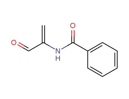 Molecular Structure of 138625-62-4 (Benzamide,  N-(1-formylethenyl)-)