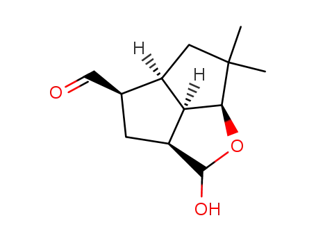 (2aS,4R,4aS,6aS,6bR)-2-Hydroxy-6,6-dimethyl-octahydro-pentaleno[1,6-bc]furan-4-carbaldehyde