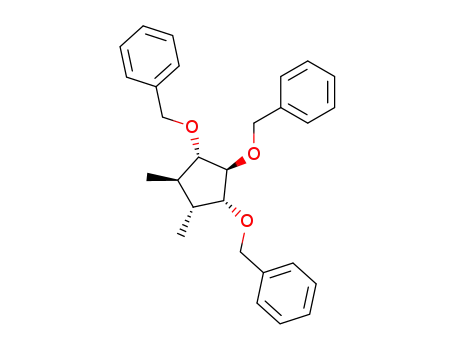 <1R-(1α,2β,3α,4β,5β)>-1,5-Dimethyl-2,3,4-tris(phenylmethoxy)cyclopentane