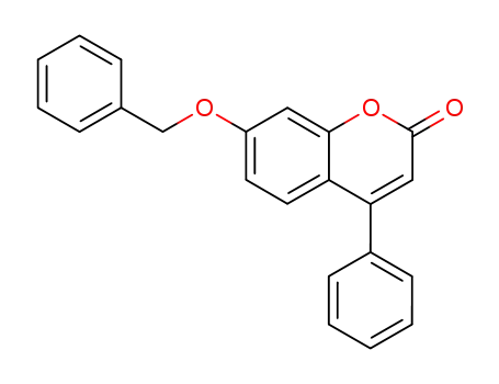 2H-1-Benzopyran-2-one, 4-phenyl-7-(phenylmethoxy)-