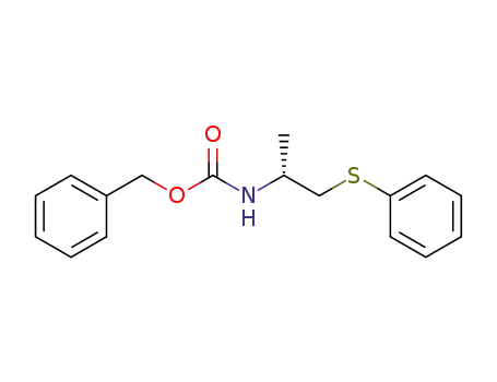 (R)-N-benzyloxycarbonyl-1-methyl-2-phenylsulfanylethylamine