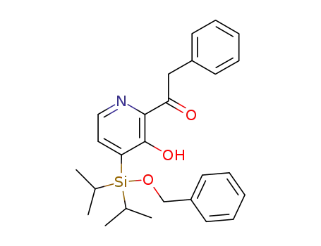 1-[4-(benzyloxy-diiospropyl-silanyl)-3-hydroxy-pyridin-2-yl]-2-phenyl-ethanone