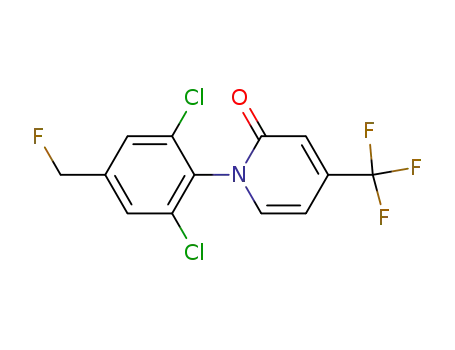 4-trifluoromethyl-1-(2,6-dichloro-4-fluoromethylphenyl)-2-pyridone