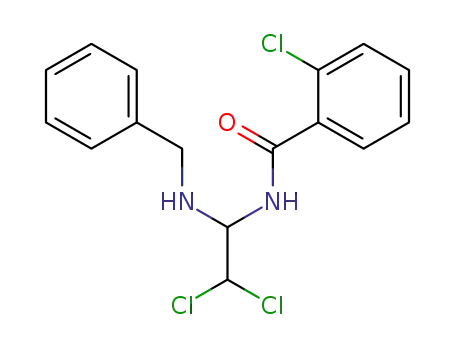 N-(1-benzylamino-2,2-dichloroethyl)-2-chlorobenzamide